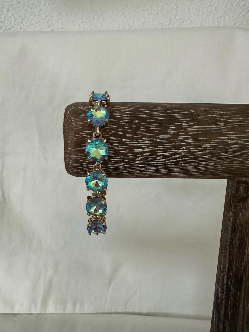 Aurora Blue Crystal Drop Bracelet - Women Jewelry